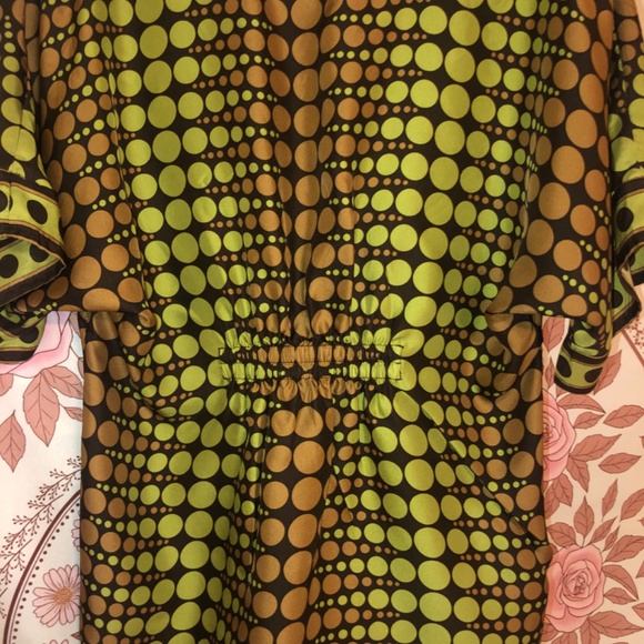 Vintage y2k Michael Kors V neck silky  top - Picture 4 of 5
